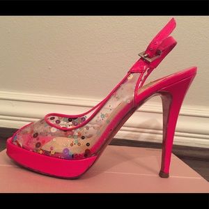 Christian Louboutin Sequin Slingback pumps size 37